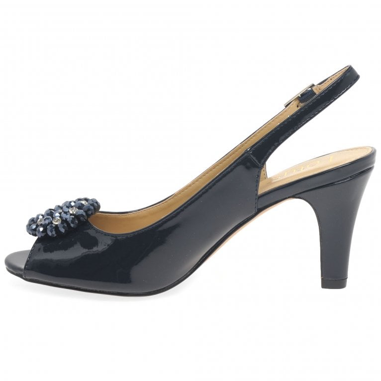 Charles Clinkard Lotus Elodie Womens Slingback Peep Toe Shoes