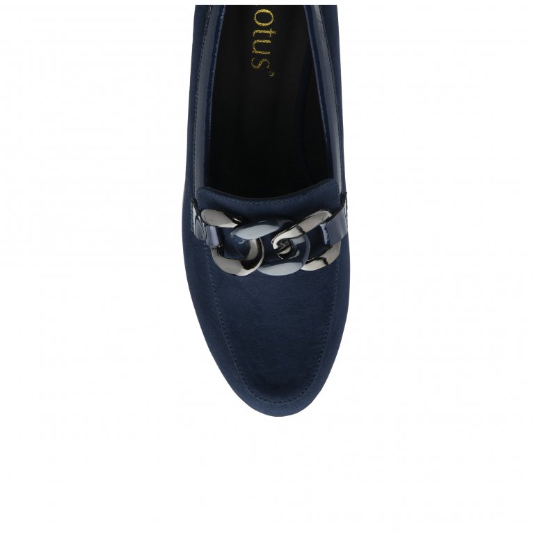 Charles Clinkard Lotus Georgette Womens Wedge Loafers