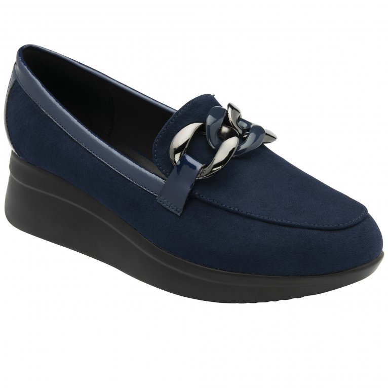 charles clinkard Lotus Georgette Womens Wedge Loafers