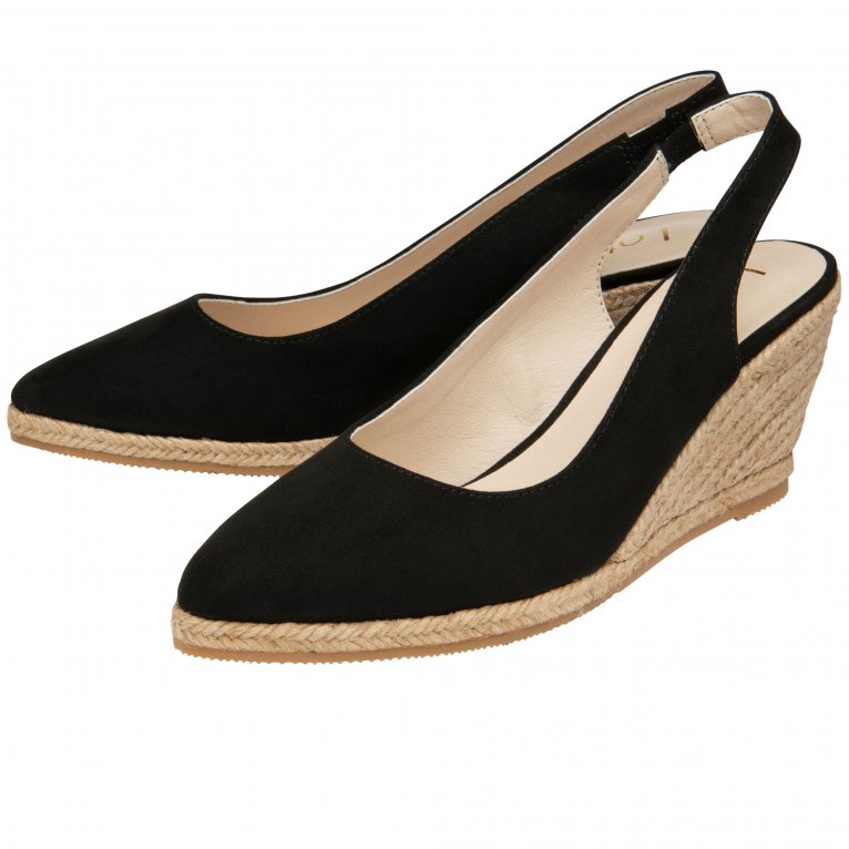 Charles Clinkard Lotus Gigi Womens Espadrille Wedges