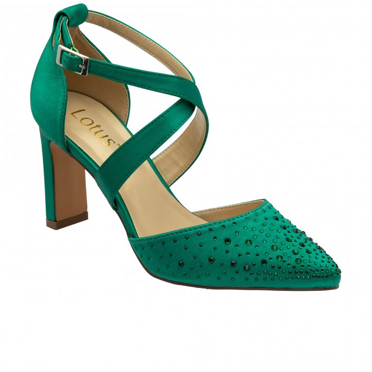 charles clinkard Lotus Leona Womens Strappy Court Shoes