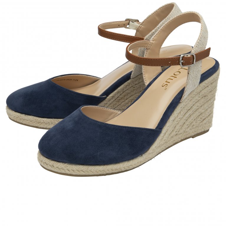 Charles Clinkard Lotus Mariah Womens Espadrille Wedges