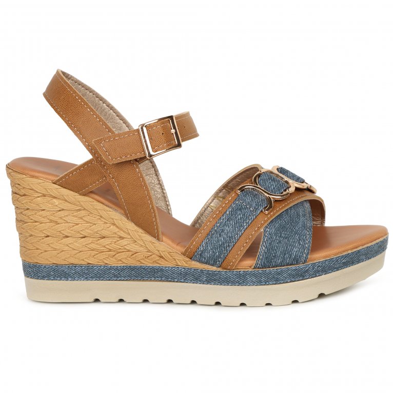 Charles Clinkard Lotus Solena Womens Wedge Heel Sandals