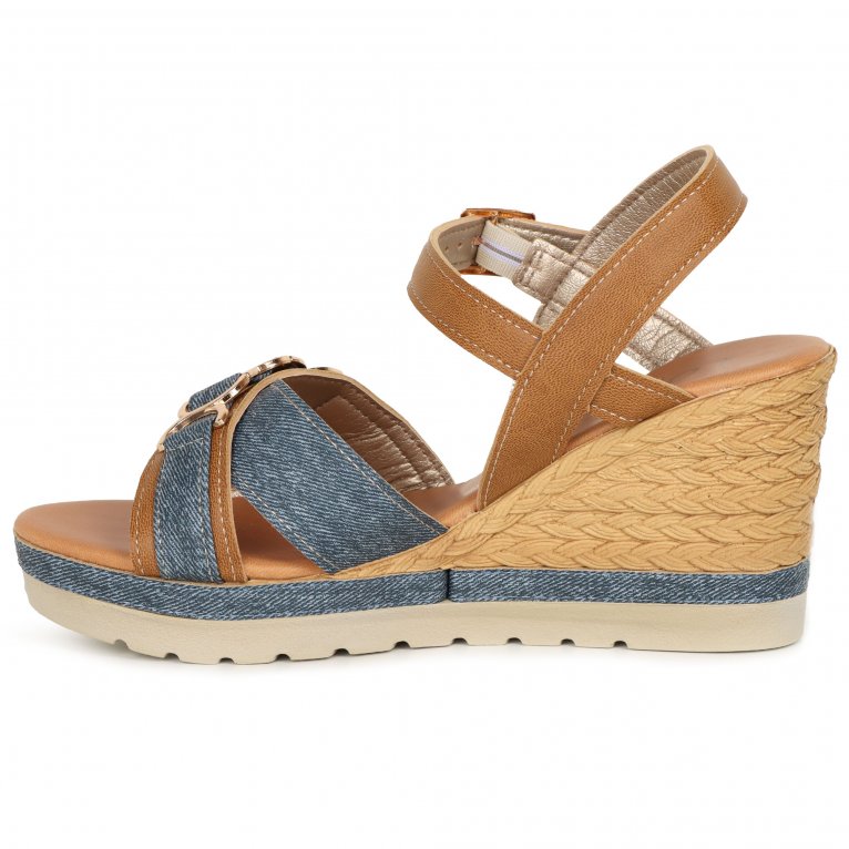 Charles Clinkard Lotus Solena Womens Wedge Heel Sandals