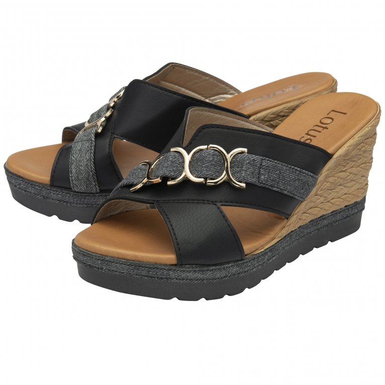 Charles Clinkard Lotus Toscana Womens Wedge Sandals