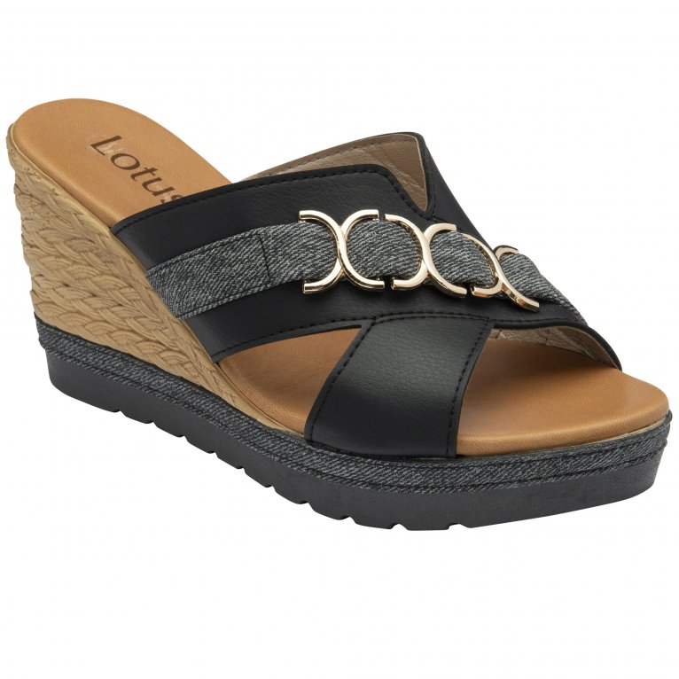 charles clinkard Lotus Toscana Womens Wedge Sandals