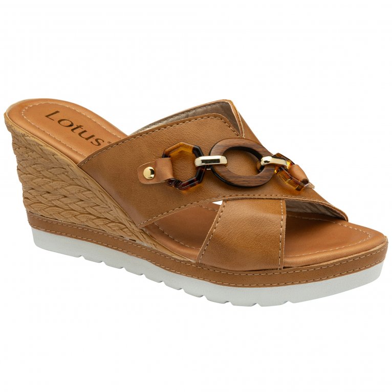 charles clinkard Lotus Vigilio Womens Wedge Sandals