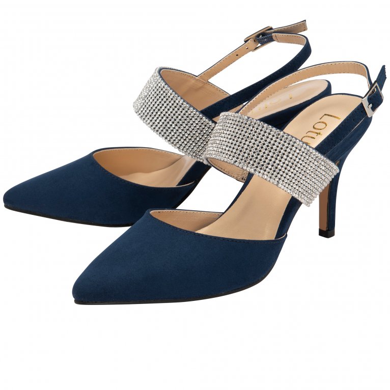 Charles Clinkard Lotus Violette Womens Slingback Court Shoes