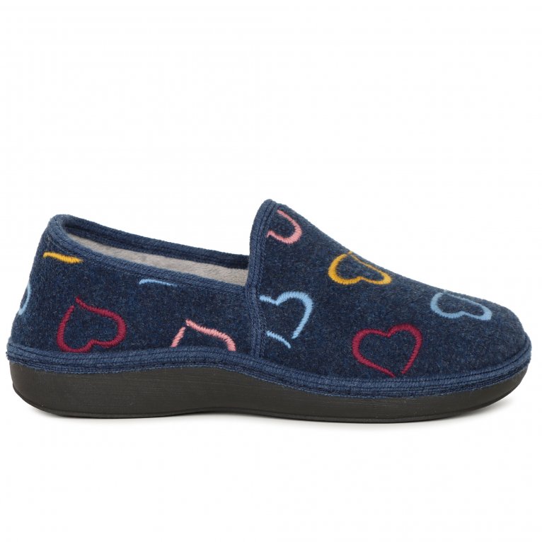 Charles Clinkard Lunar (GRS) Joyful Womens Full Slippers
