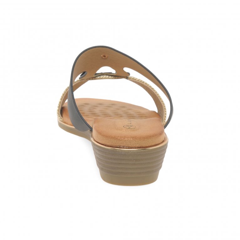 Charles Clinkard Lunar (GRS) Porto Womens Low Wedge Sandals