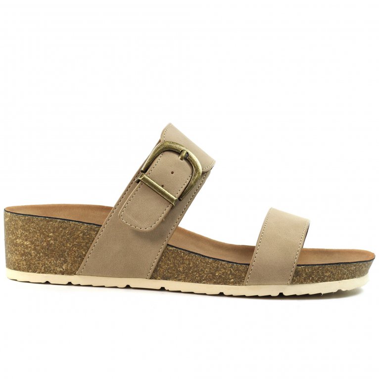 Charles Clinkard Lunar (GRS) Ripple Womens Wedge Sandals