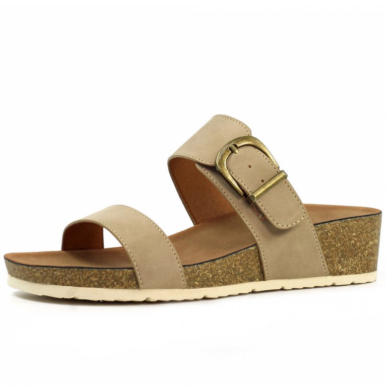Charles Clinkard Lunar (GRS) Ripple Womens Wedge Sandals