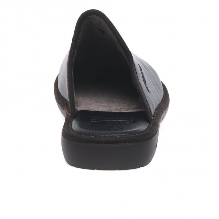 Charles Clinkard Nordikas Norwood III Mens Leather Slippers