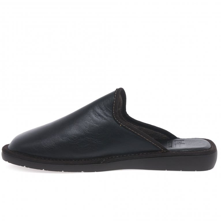 Charles Clinkard Nordikas Norwood III Mens Leather Slippers