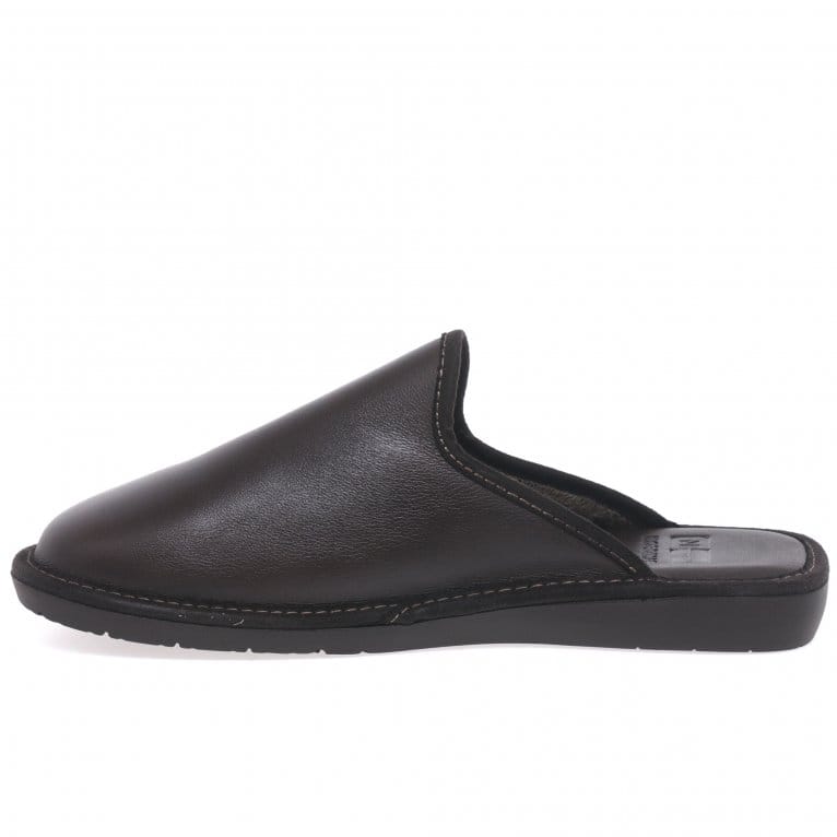 Charles Clinkard Nordikas Norwood III Mens Leather Slippers