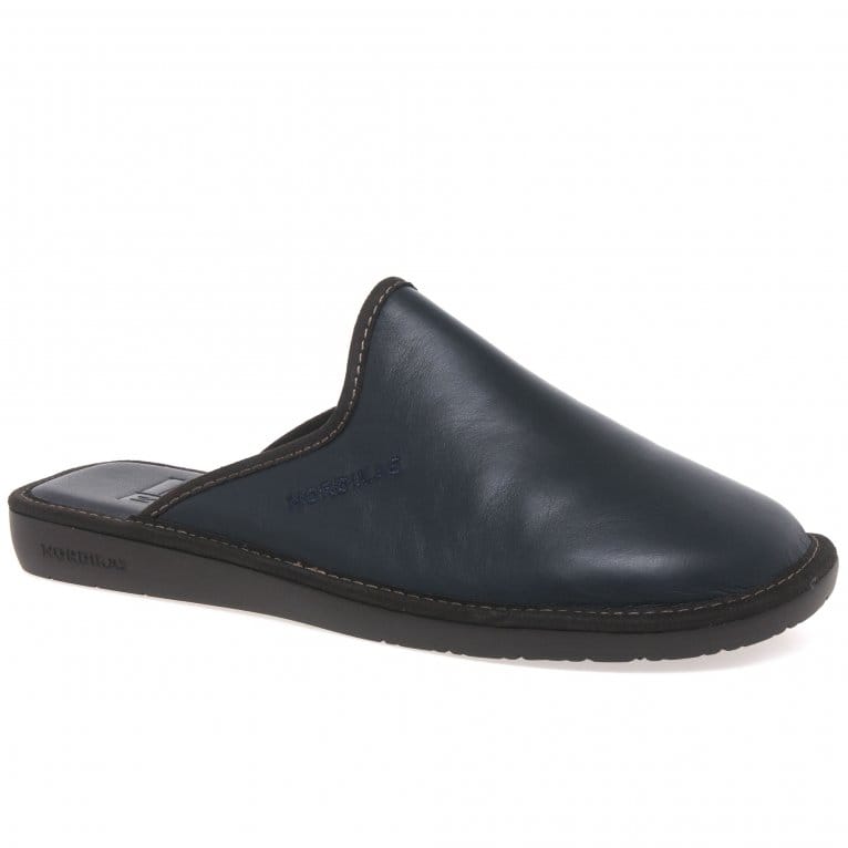 charles clinkard Nordikas Norwood III Mens Leather Slippers
