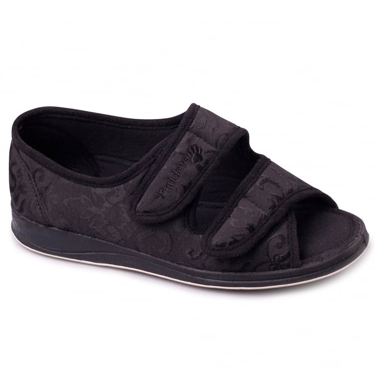 charles clinkard Padders Lydia Womens Twin Strap Slippers