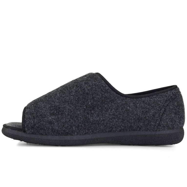 Charles Clinkard Padders Norman Mens Extra Wide Slippers