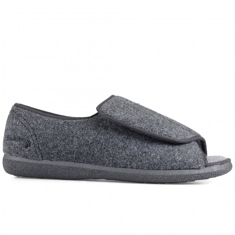 charles clinkard Padders Norman Mens Extra Wide Slippers