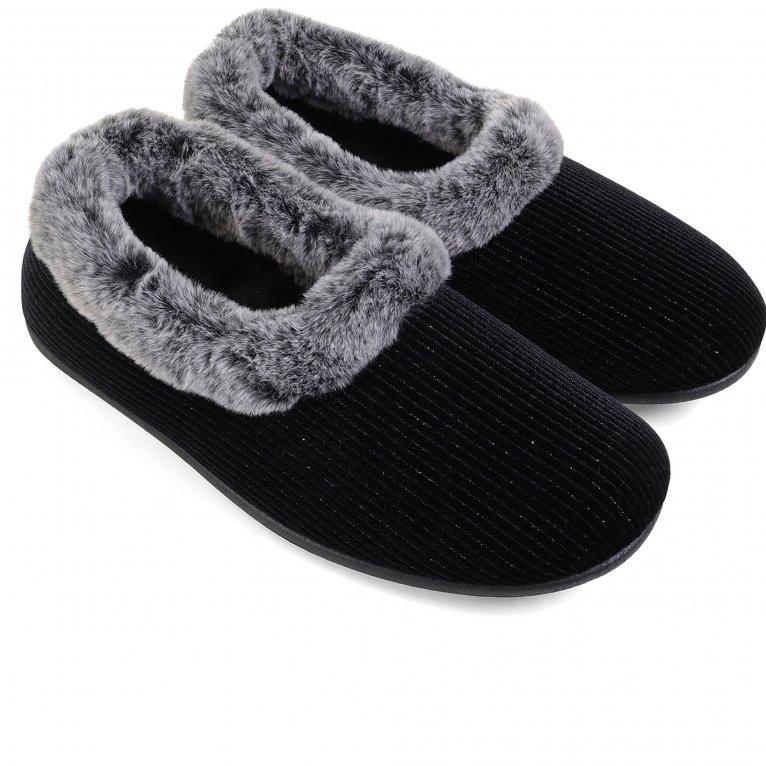 Charles Clinkard Padders Shae Womens Extra Wide Slippers