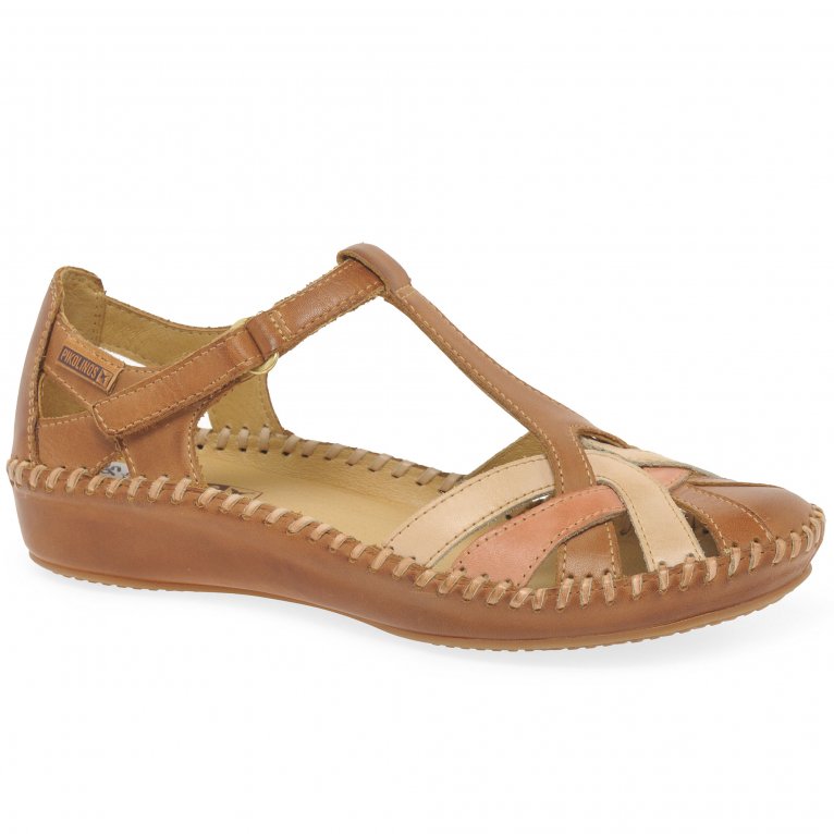 charles clinkard Pikolinos Vallarta Womens Woven Leather Sandals
