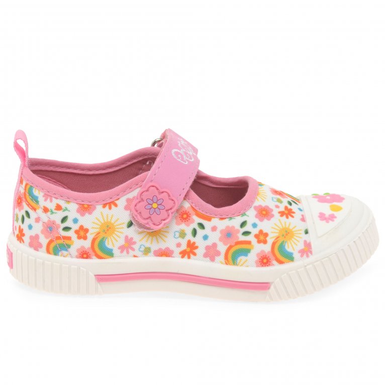 Charles Clinkard Pod Halle Mary Jane Girls Infant Canvas Shoes