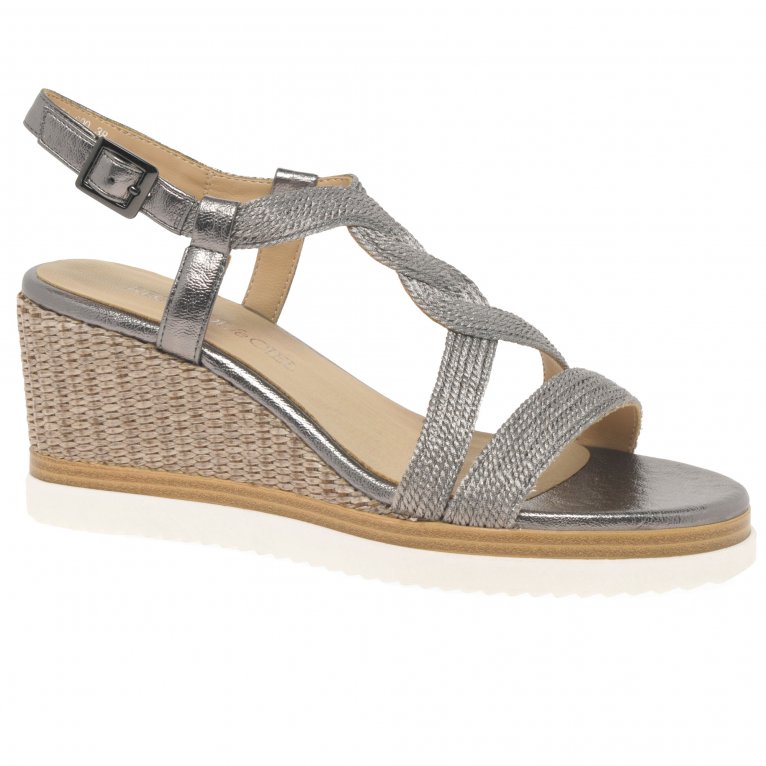 charles clinkard Regarde Le Ciel Madison 02 Womens Wedge Heel Sandals