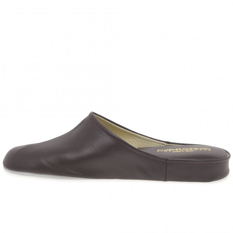 Charles Clinkard Relax Slippers Gavin Mens Leather Slippers