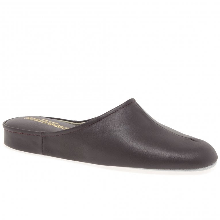 charles clinkard Relax Slippers Gavin Mens Leather Slippers