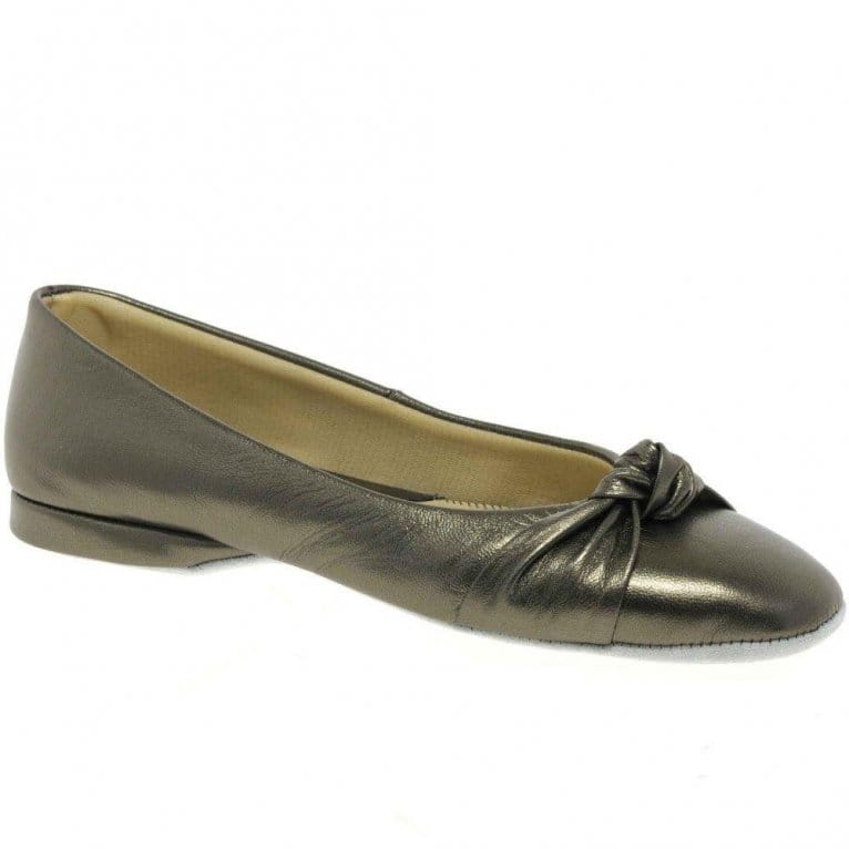 charles clinkard Relax Slippers Knot Leather Slipper