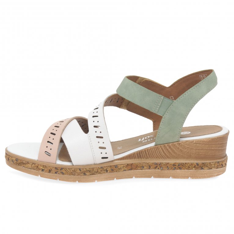 Charles Clinkard Remonte Glorious Womens Wedge Heel Sandals