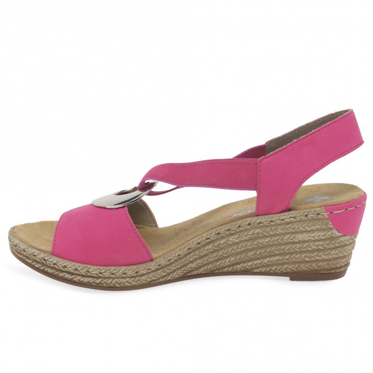 Charles Clinkard Rieker Alula Womens Wedge Heel Sandals