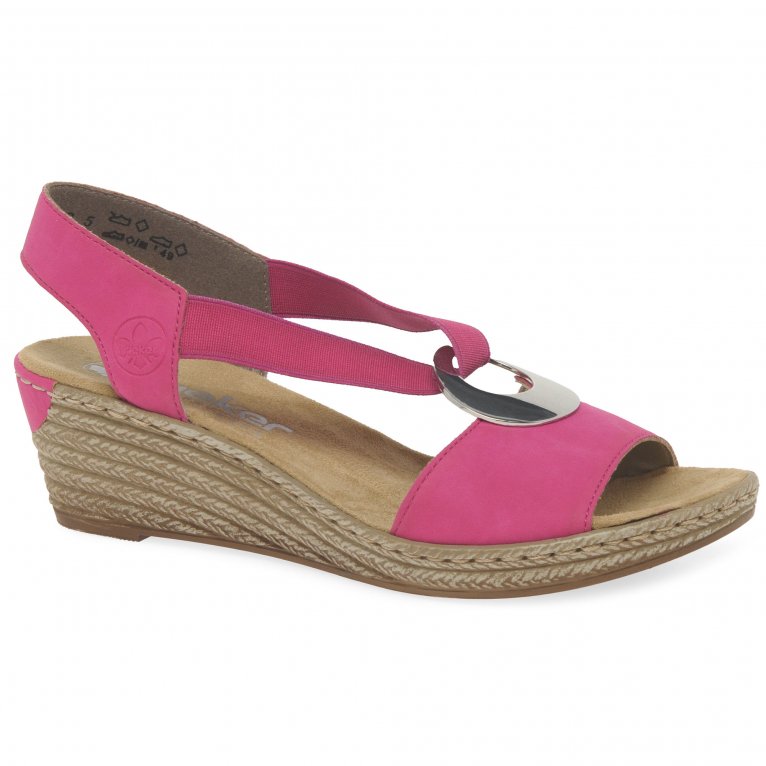 charles clinkard Rieker Alula Womens Wedge Heel Sandals