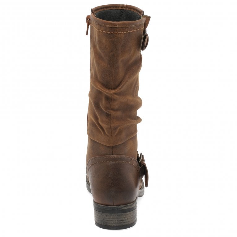 Charles Clinkard Rieker Estella Womens Calf Length Slouch Boots