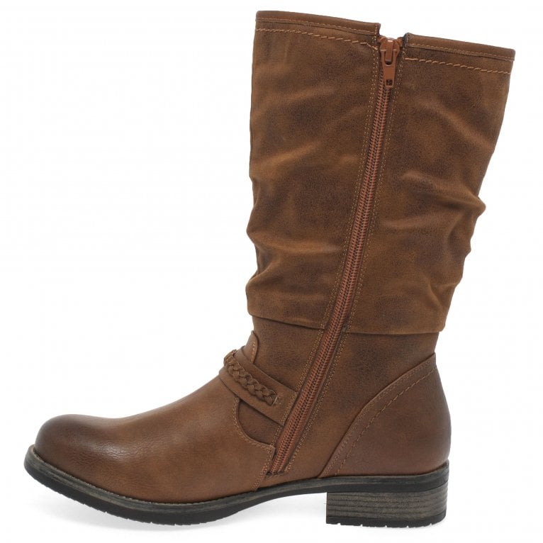 Charles Clinkard Rieker Estella Womens Calf Length Slouch Boots