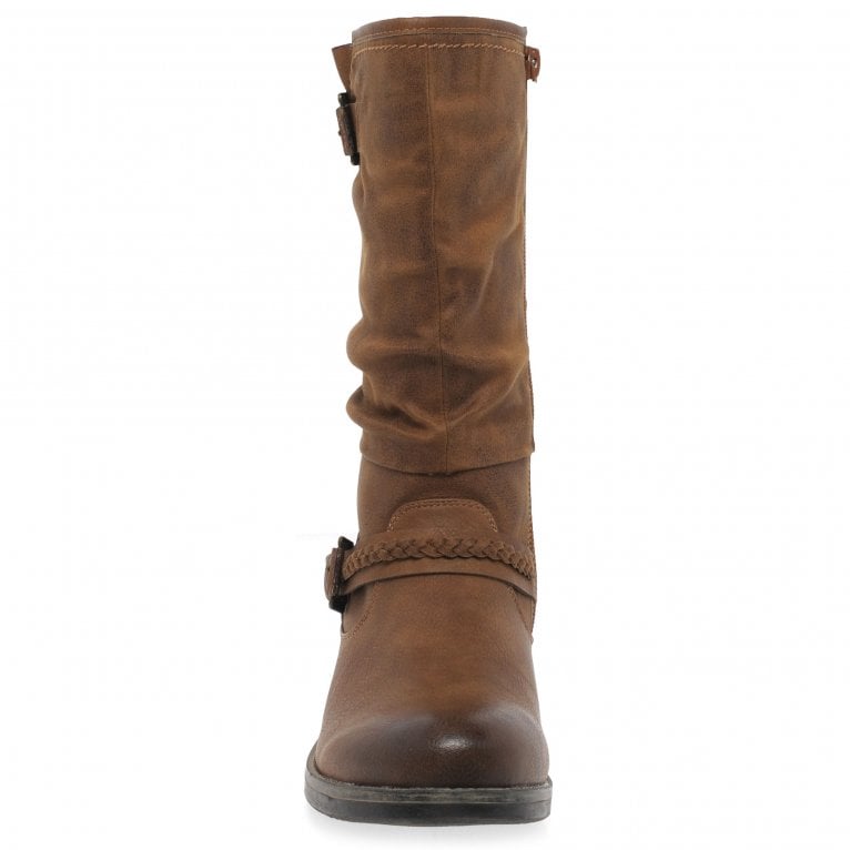 Charles Clinkard Rieker Estella Womens Calf Length Slouch Boots
