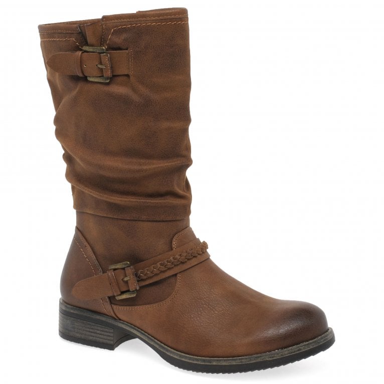 charles clinkard Rieker Estella Womens Calf Length Slouch Boots