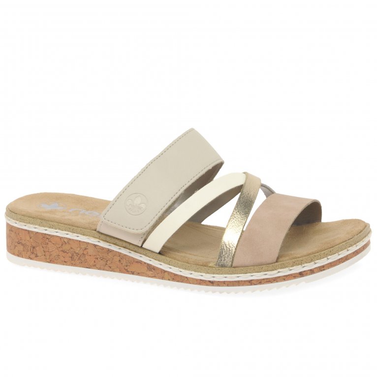 charles clinkard Rieker Faye Womens Low Wedge Sandals