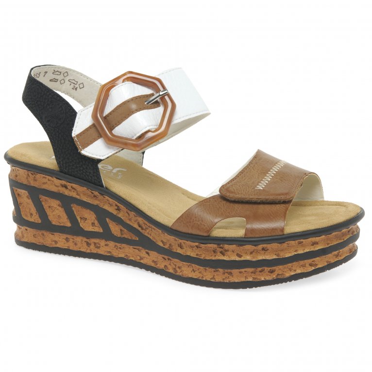 charles clinkard Rieker Gift Womens Wedge Heel Sandals