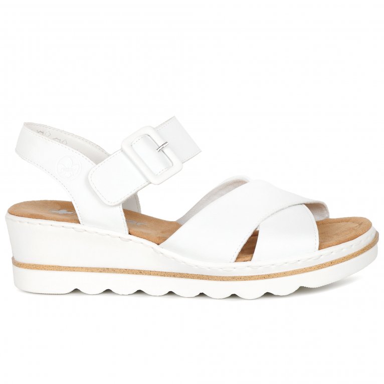 Charles Clinkard Rieker Jamaica Womens Wedge Heel Sandals