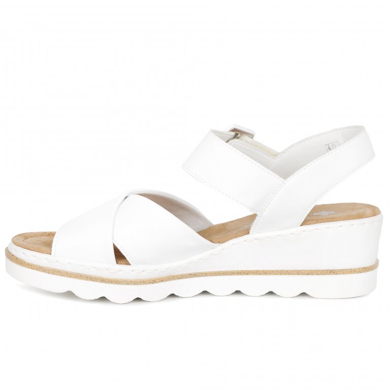 Charles Clinkard Rieker Jamaica Womens Wedge Heel Sandals