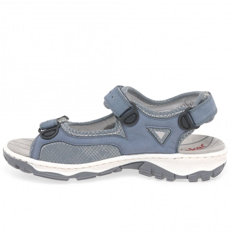 Charles Clinkard Rieker Liza Womens Riptape Sandals