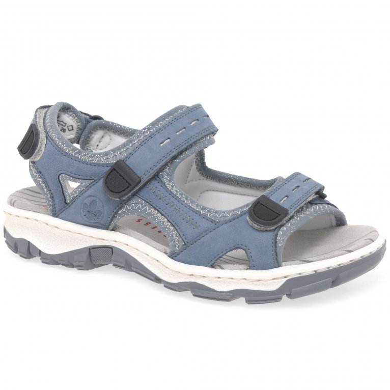 charles clinkard Rieker Liza Womens Riptape Sandals