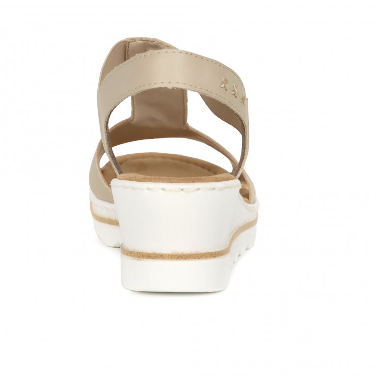 Charles Clinkard Rieker Medal Womens Wedge Heel Sandals