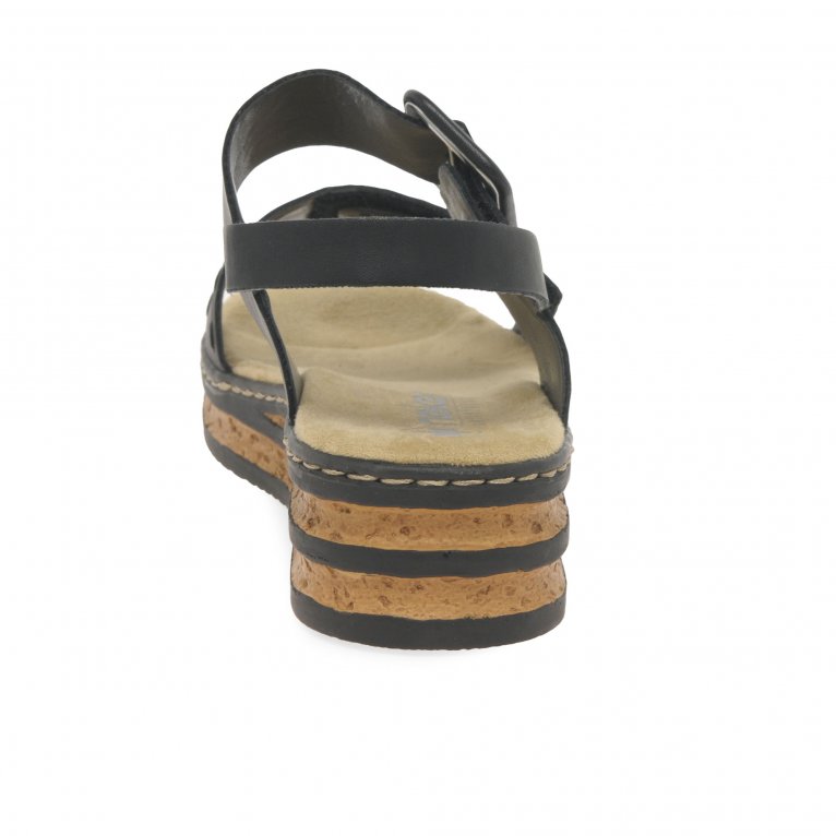 Charles Clinkard Rieker Page Womens Wedge Heel Sandals