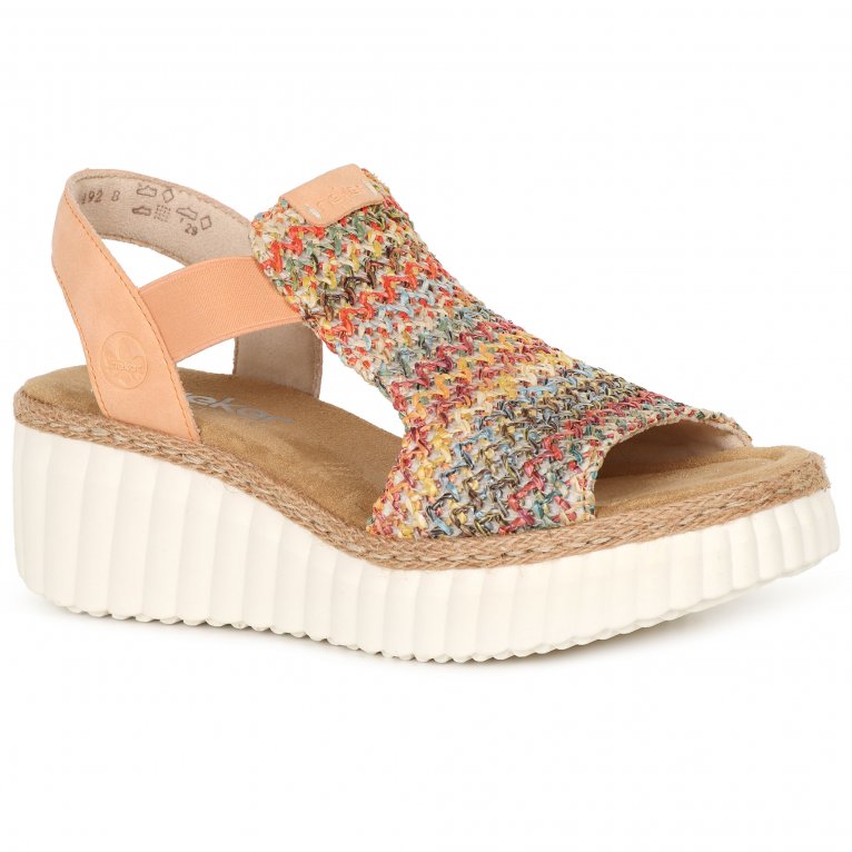 charles clinkard Rieker Puerto Rico Womens Wedge Sandals