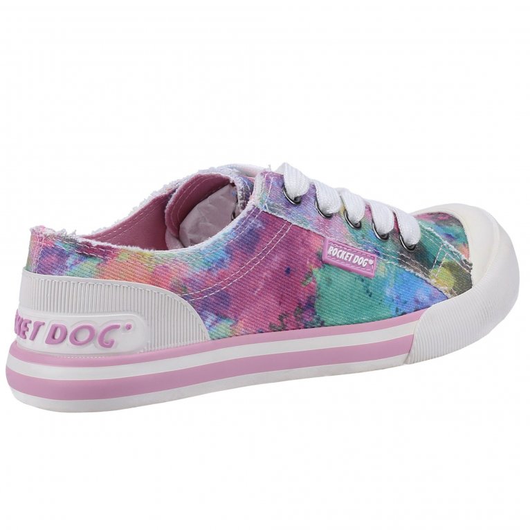 Charles Clinkard Rocket Dog Jazzin Candy Tie Dye Lace Up Sneaker