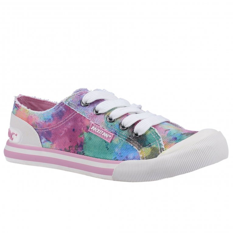 charles clinkard Rocket Dog Jazzin Candy Tie Dye Lace Up Sneaker