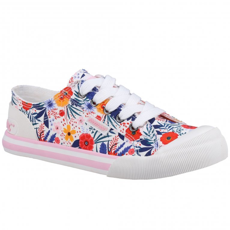 charles clinkard Rocket Dog Jazzin Malden Floral Womens Canvas Trainers