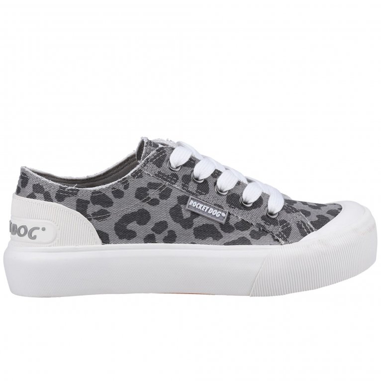 Charles Clinkard Rocket Dog Jazzin Plus Ames Womens Canvas Trainers
